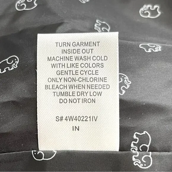 Ivory Ella Quilted Puffer Vest Navy Blue Lightweight Elephant - Small - Picture 8 of 9